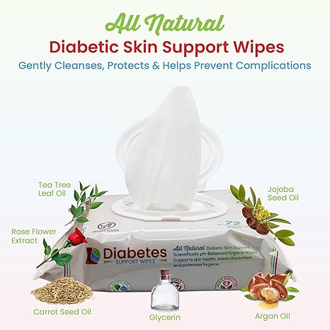 Diabetes Support Wipes - 2