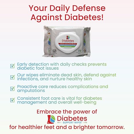 Diabetes Support Wipes - 3